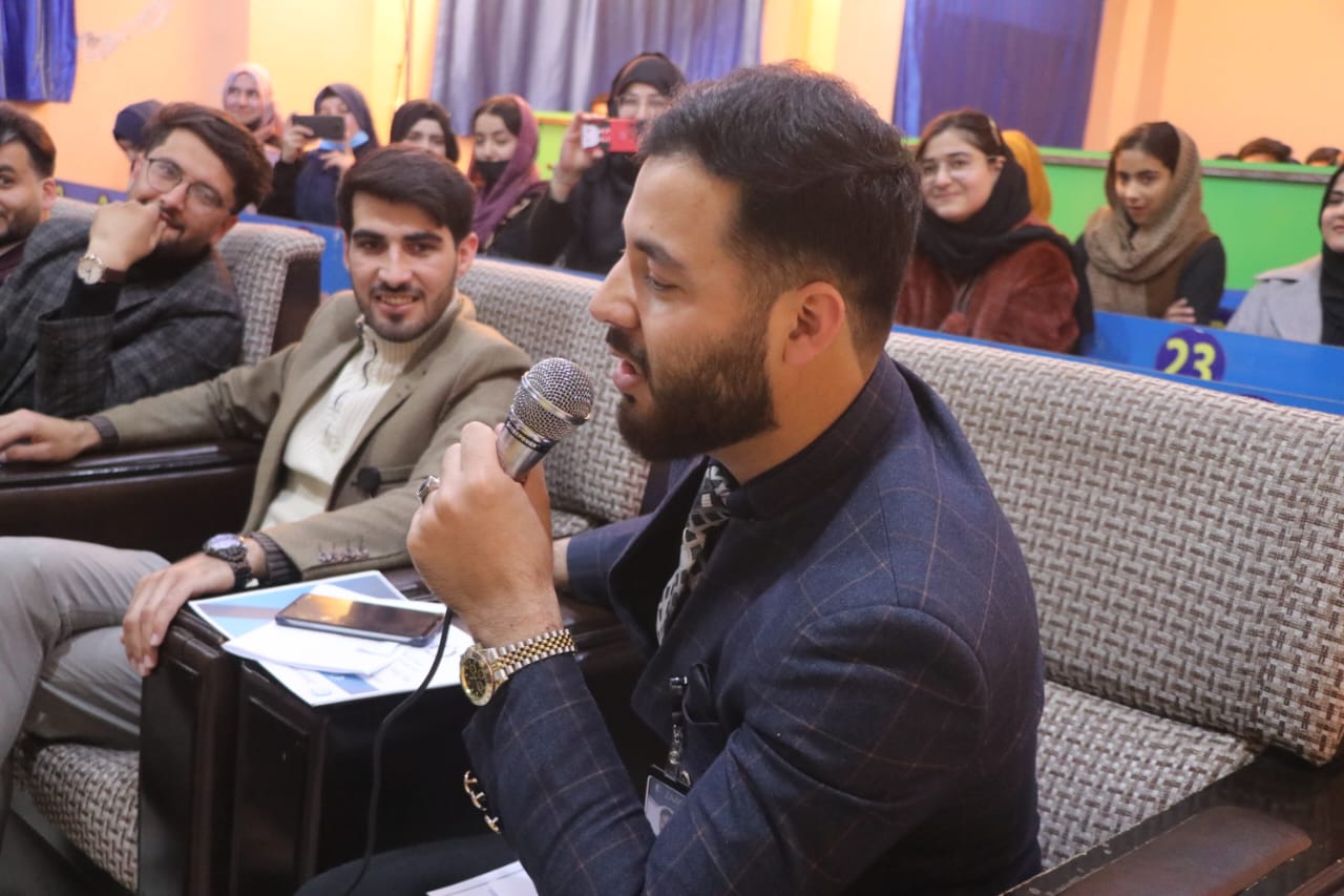 ZAAC speaker addressing students at an academic event